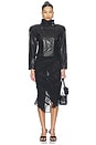 view 5 of 5 Leather Jacket in Black