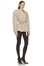 view 3 of 4 Belted Trench Jacket in Beige