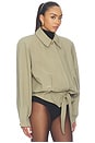 view 2 of 4 Tie Waist Jacket in Khaki