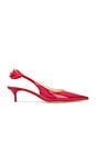 view 1 of 5 Sling Back Kitten Heel in Red