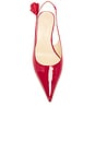 view 4 of 5 Sling Back Kitten Heel in Red