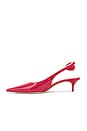 view 5 of 5 Sling Back Kitten Heel in Red