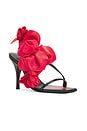 view 2 of 5 Oversized Flower Sandal in Red