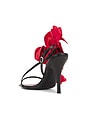 view 3 of 5 Oversized Flower Sandal in Red