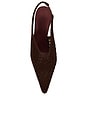 view 4 of 5 Slingback Crochet Pump in Brown