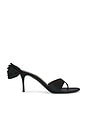 view 1 of 5 Flower Sandal Heel in Black