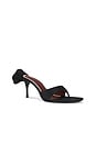 view 2 of 5 Flower Sandal Heel in Black