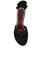 view 4 of 5 Flower Sandal Heel in Black