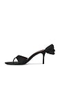 view 5 of 5 Flower Sandal Heel in Black