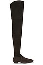 view 1 of 5 Over Knee Shearling Boot in Brown