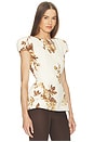 view 2 of 4 BLUSA in Cream Print
