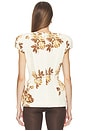view 3 of 4 BLUSA in Cream Print