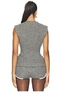 view 4 of 4 Vest 01 Top in Grey