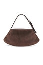 view 1 of 4 SAC PORTÉ ÉPAULE MAYA in Suede Brown