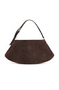 view 2 of 4 SAC PORTÉ ÉPAULE MAYA in Suede Brown