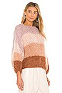 view 2 of 4 Mohair Big Sweater in Rose & Fawn