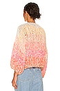 view 3 of 4 Boucle Rainbow Bomber in Sunset
