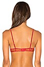 view 3 of 4 Jardin Imperial Wire Bra in Red