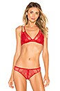 view 1 of 4 La Directrice Openable Bra in Red