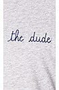 view 5 of 5 T-SHIRT THE DUDE in Heather Grey