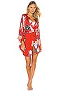 view 1 of 4 Tokyo Robe in Red Floral