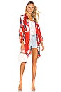view 2 of 4 Tokyo Robe in Red Floral