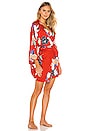 view 3 of 4 Tokyo Robe in Red Floral