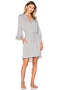 view 1 of 5 Florence Robe in Black & White Stripe