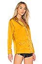 view 3 of 5 Brigette Pajama Top in Gold