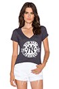 view 1 of 3 Yankees V Neck Tee in Navy