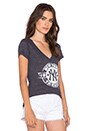 view 2 of 3 Yankees V Neck Tee in Navy