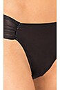 view 5 of 5 SLIP TANGA CRYSTAL in Black