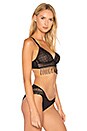 view 2 of 4 Bohemienne Triangle Bra in Black
