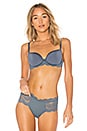 view 1 of 4 Insaisissable Spacer Bra in Mineral Blue
