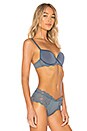 view 2 of 4 Insaisissable Spacer Bra in Mineral Blue