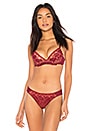 view 1 of 4 SOUTIEN-GORGE TRIANGLE DEMI LUNE BAISERS DE PARIS in Bordeaux