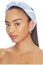 view 1 of 5 ÉCHARPE ROMA in Blue And White Gingham
