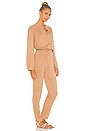 view 2 of 3 The Ava Jumpsuit in Brown