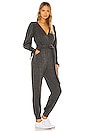view 2 of 3 Carmella Jumpsuit in Charcoal Grey
