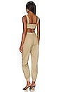 view 3 of 3 Ameera Jumpsuit in Taupe Green