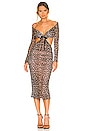 view 1 of 3 Janan Midi Dress in Leopard Print
