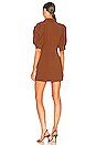 view 3 of 3 Lucia Mini Dress in Chocolate Brown