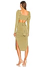 view 3 of 3 VESTIDO DARLA in Olive Green