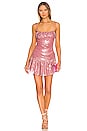 view 1 of 4 Grazia Mini Dress in Iridescent Pink