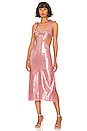 view 1 of 4 Graziella Midi Dress in Iridescent Pink