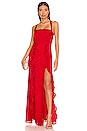 view 1 of 5 Maisie Gown in Ruby Red