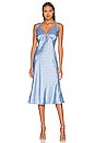 view 1 of 3 VESTIDO MIDI MARIANNE in Victorian Blue