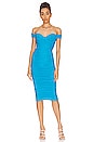 view 1 of 3 VESTIDO MIDI TABITHA in Electric Blue