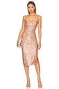 view 1 of 5 Maizie Midi Dress in Rose Gold