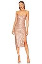 view 2 of 5 Maizie Midi Dress in Rose Gold